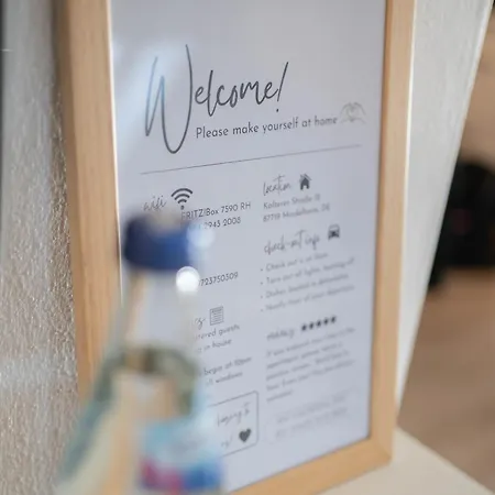 Cozy&relax Apartment-balkon Kueche Parkplatz Wifi Netflix 민델하임